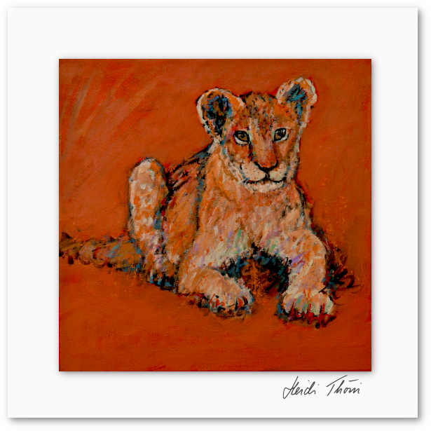 Kunstkarte ¦ Grosskatze