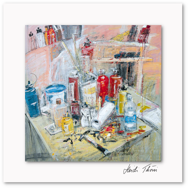 Kunstkarte ¦ im Atelier
