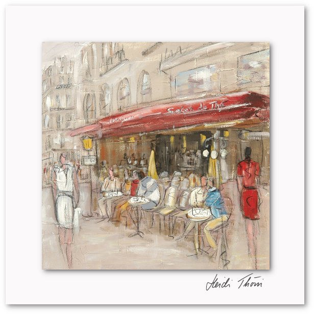 Kunstkarte ¦ Café in Paris