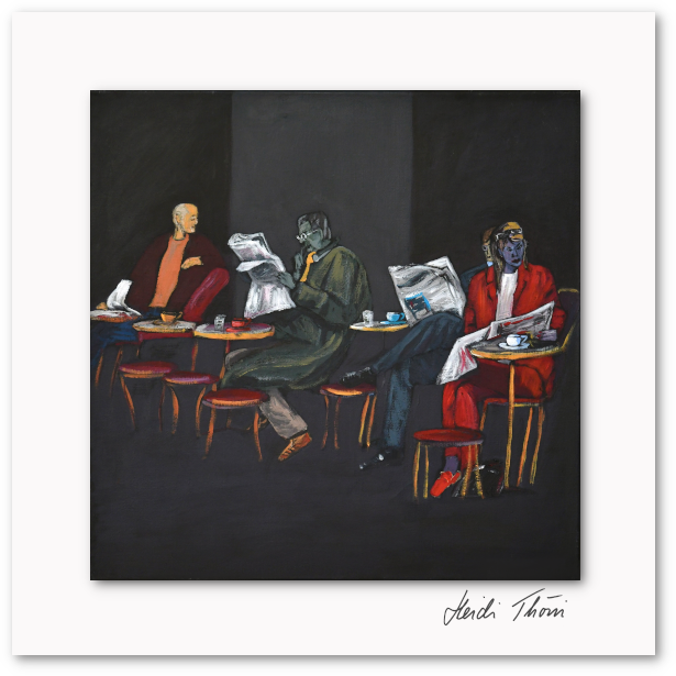 Kunstkarte ¦ Strassencafé