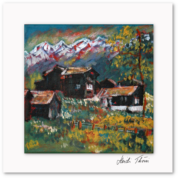 Kunstkarte ¦ am Berg