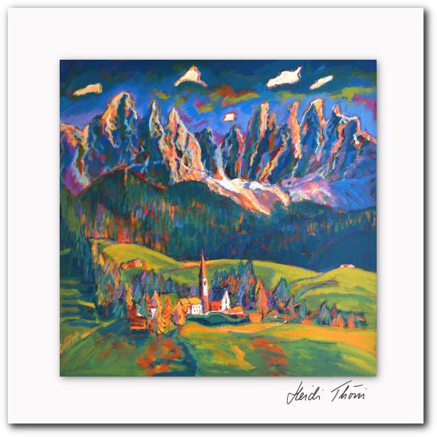 Kunstkarte ¦ Dolomiten