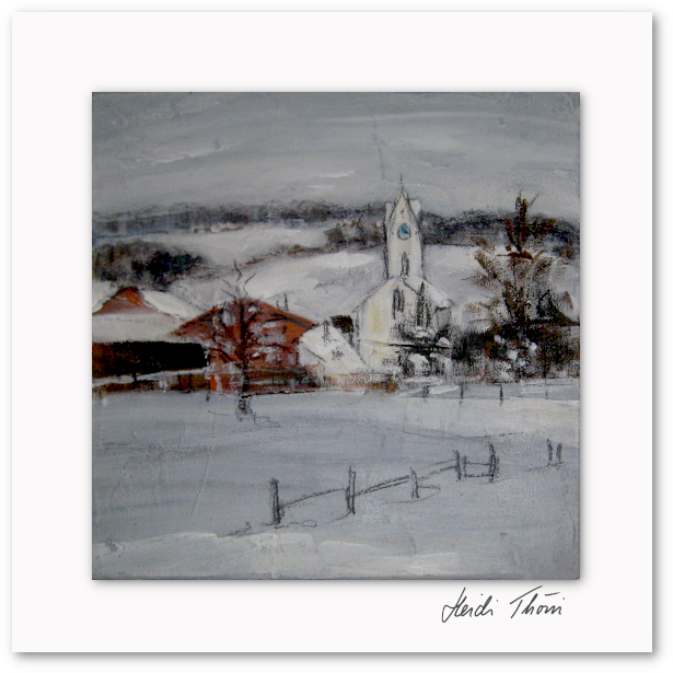 Kunstkarte ¦ Schneefall
