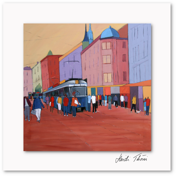 Kunstkarte ¦ Tram Nr. 13